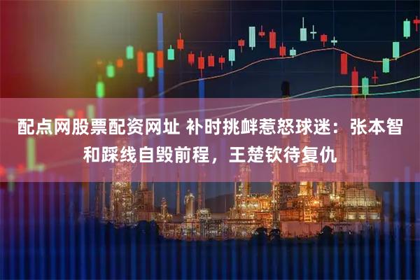配点网股票配资网址 补时挑衅惹怒球迷：张本智和踩线自毁前程，王楚钦待复仇